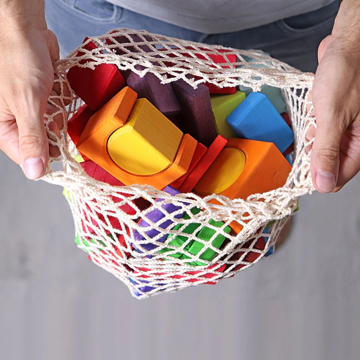 Grimm's Geo Blocks Coloured 60 Pieces - Image 3