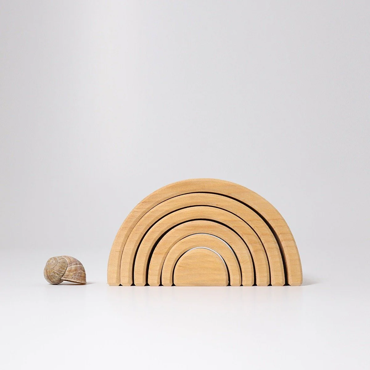 Grimm's Rainbow Natural Tunnel Medium 6 Pieces - Image 5
