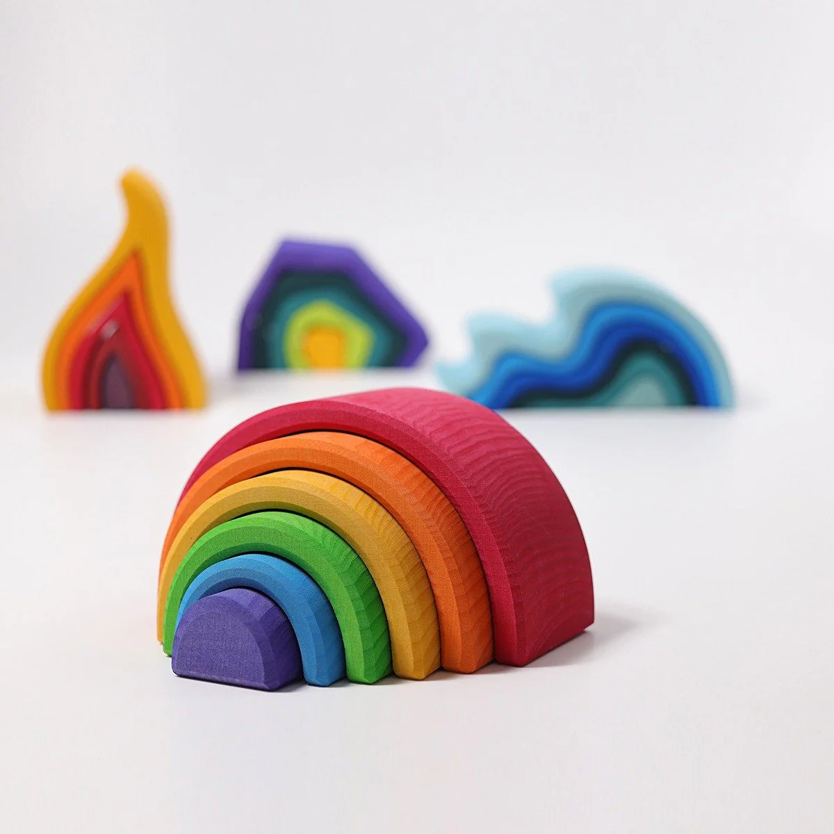 Grimm's Rainbow Medium 6 Pieces - Image 3