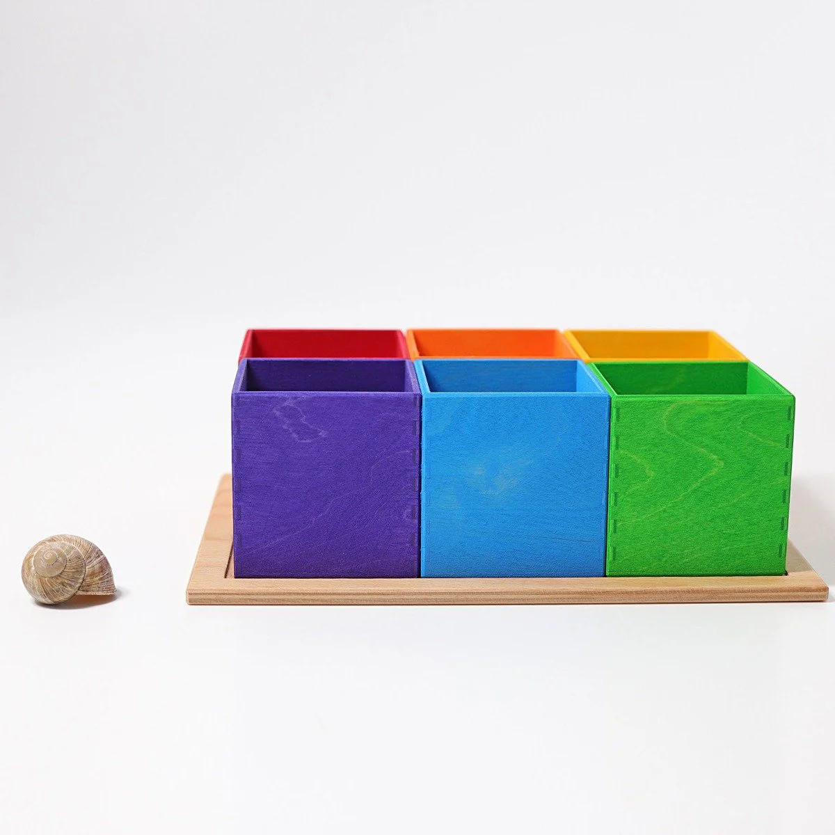 Grimm's Sorting Boxes Rainbow 6 Pieces - Image 6