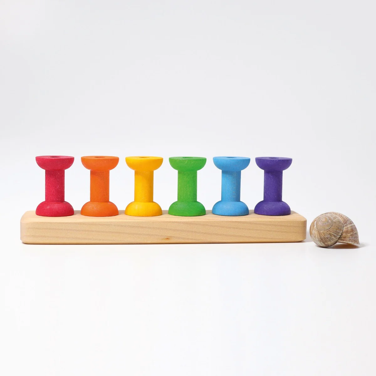 Grimm's Stacking Bobbins Small 8 Pieces - Image 7