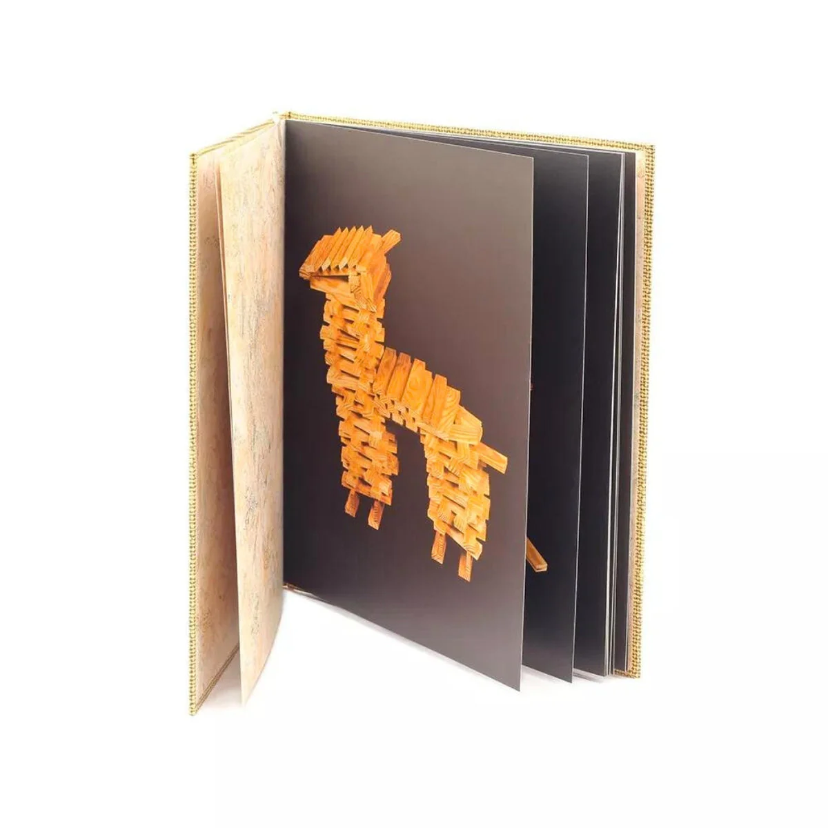 KAPLA Blocks Building Art Book - Beige - Easy Animals (3+) - Image 5