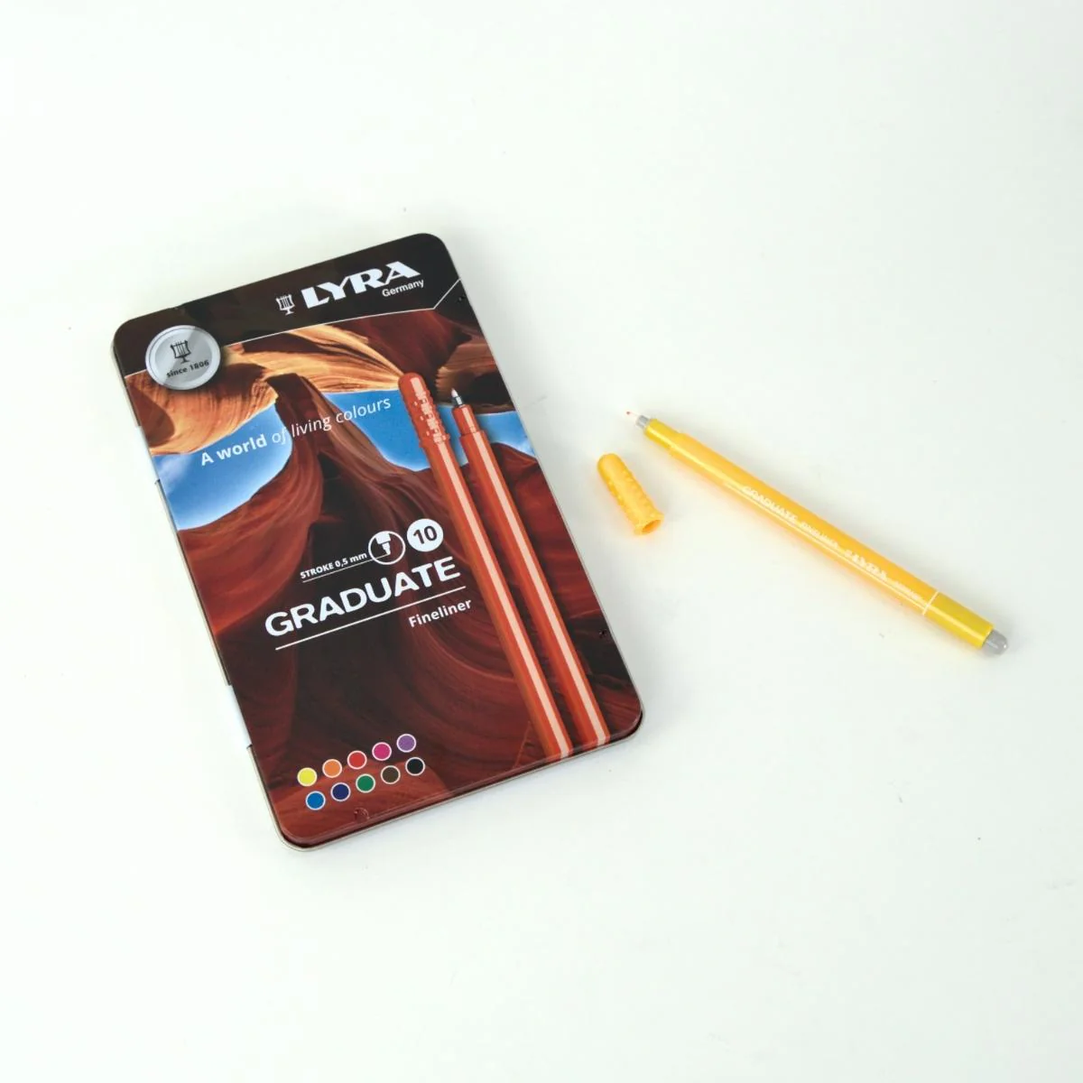 LYRA Graduate Fineliner Tin Box 10 pcs - Image 4