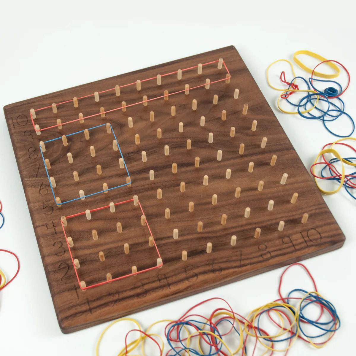 From Jennifer Multiplication Hundred Geoboard Walnut - Image 4