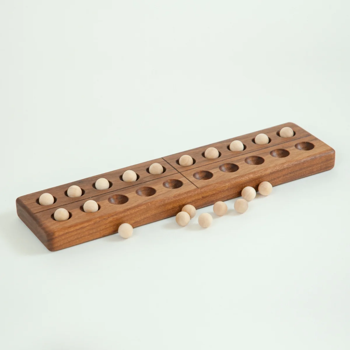 From Jennifer Twenty Frame with Wooden Balls Walnut - Image 10
